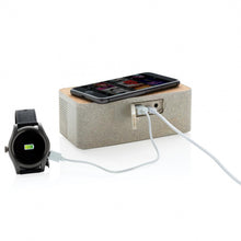 Laden Sie das Bild in den Galerie-Viewer, XD Collection Lautsprecher/Ladegerät Bluetooth 5W 16cm Weizenfaser/Kork
