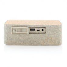 Laden Sie das Bild in den Galerie-Viewer, XD Collection Lautsprecher/Ladegerät Bluetooth 5W 16cm Weizenfaser/Kork