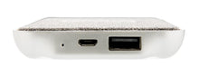 Laden Sie das Bild in den Galerie-Viewer, XD Xclusive Powerbank Vogue drahtlos 5000 mAh Silber